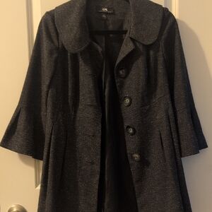 I.N. San Francisco Charcoal Trench Coat